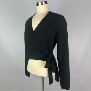 Wrap Dance Sweater (M/L) Black